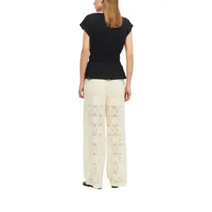 Häkelspitzenhose mit elastischem Bund und weitem Bein für Frauen s.Oliver Airy image-5