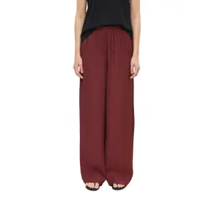 Wide Fit High Waist Casual Trousers Viscose Blend Women's s.Oliver image-2