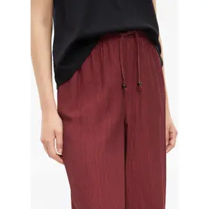 Wide Fit High Waist Casual Trousers Viscose Blend Women's s.Oliver image-3