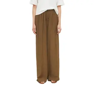 Wide Fit High Waist Casual Trousers Viscose Blend Women's s.Oliver image-2