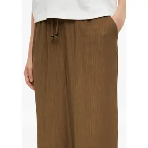 Wide Fit High Waist Casual Trousers Viscose Blend Women's s.Oliver image-3