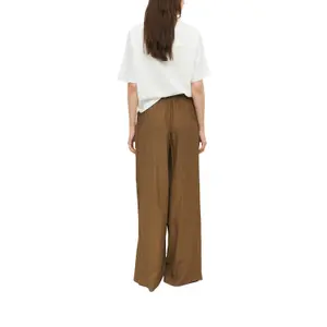 Wide Fit High Waist Casual Trousers Viscose Blend Women's s.Oliver image-5