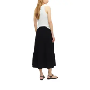 Strukturierter Midirock mit Rüschen und Seitentaschen für Damen s.Oliver image-5