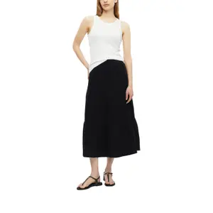 Strukturierter Midirock mit Rüschen und Seitentaschen für Damen s.Oliver image-6
