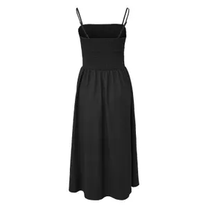 Ropa midi sin mangas de jersey con detalles fruncidos y tirantes finos mujer s.Oliver image-1