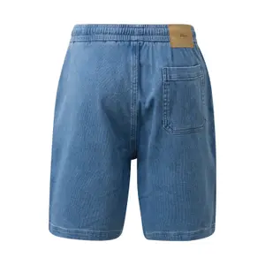 Mid-Rise High-Waisted Straight Leg Denim Shorts with Elasticated Waist s.Oliver Detroit image-1