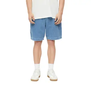 Mid-Rise High-Waisted Straight Leg Denim Shorts with Elasticated Waist s.Oliver Detroit image-2