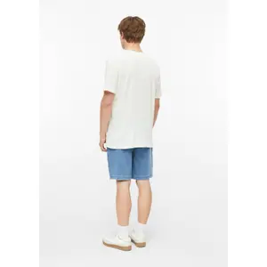 Mid-Rise High-Waisted Straight Leg Denim Shorts with Elasticated Waist s.Oliver Detroit image-4