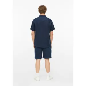 Mid-Rise High-Waisted Straight Leg Denim Shorts with Elasticated Waist s.Oliver Detroit image-4