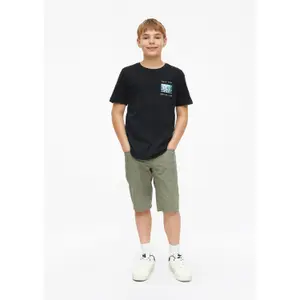 T-shirt med tryk foran og rund hals barn s.Oliver image-6