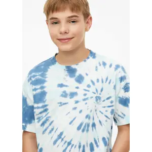 T-shirt batik oversize con mangas anchas y ribete de canalé para niño s.Oliver image-5