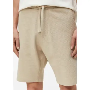 Mid-rise Relaxed Fit Bermuda Trousers Straight Leg Jersey Lined s.Oliver Detroit image-3