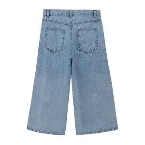 Loose Skater Jeans Straight Cut Mid-Rise Wide Leg Faded Look Child s.Oliver image-1