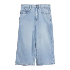 Loose Skater Jeans Straight Cut Mid-Rise Wide Leg Faded Look Child s.Oliver image-2