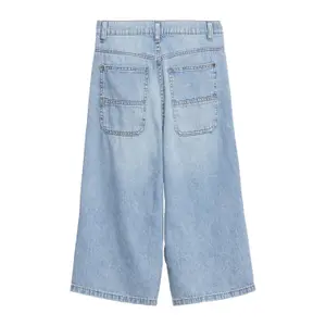 Loose Skater Jeans Straight Cut Mid-Rise Wide Leg Faded Look Child s.Oliver image-4