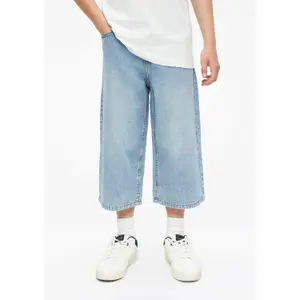 Loose Skater Jeans Straight Cut Mid-Rise Wide Leg Faded Look Child s.Oliver image-5