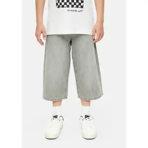 Loose Skater Jeans Straight Cut Mid-Rise Wide Leg Faded Look Child s.Oliver image-5