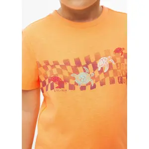 T-shirt med vändbar tryck fram och rundad hals barn s.Oliver image-5