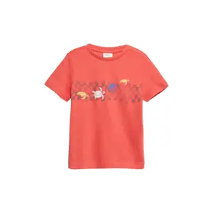 T-shirt med vändbar tryck fram och rundad hals barn s.Oliver image-2