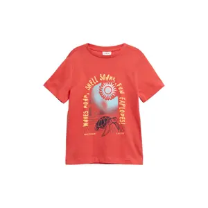 T-shirt med vändbar tryck fram och rundad hals barn s.Oliver image-2
