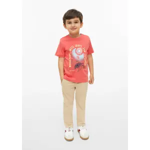T-shirt med vändbar tryck fram och rundad hals barn s.Oliver image-6