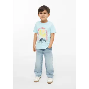T-shirt med vändbar tryck fram och rundad hals barn s.Oliver image-6