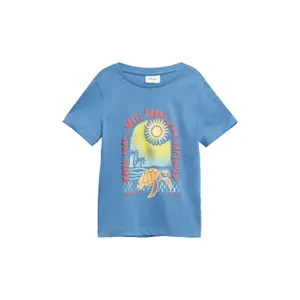 T-shirt med vändbar tryck fram och rundad hals barn s.Oliver image-2