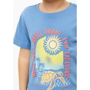 T-shirt med vändbar tryck fram och rundad hals barn s.Oliver image-5
