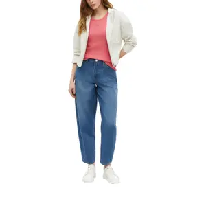 Γυναικείο μπλουζάκι slim fit με ραμμένες ρίγες s.Oliver image-5