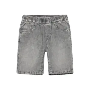 High-Waisted Wide-Leg Denim Pull-On Bermuda Shorts for Children s.Oliver image-0
