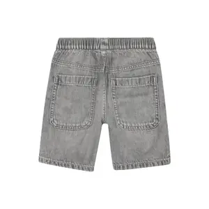 High-Waisted Wide-Leg Denim Pull-On Bermuda Shorts for Children s.Oliver image-1