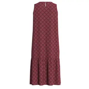 Robe sem mangas em viscose estampada e franzida senhora s.Oliver image-2