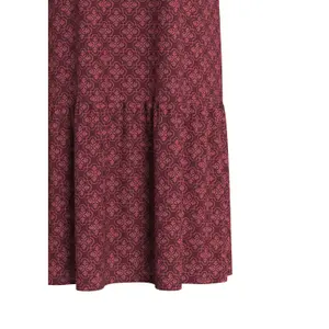 Robe sem mangas em viscose estampada e franzida senhora s.Oliver image-5