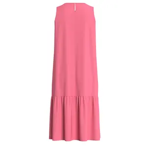 Robe sem mangas em viscose estampada e franzida senhora s.Oliver image-1