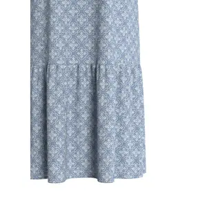 Robe sem mangas em viscose estampada e franzida senhora s.Oliver image-4