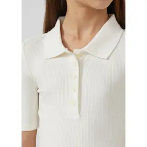 Polo coupe Slim en maille côtelée élastique fille s.Oliver image-6