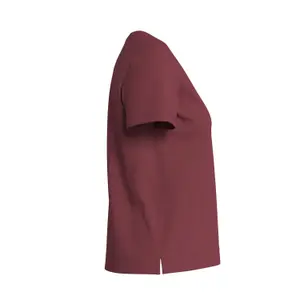 Women's Soft Cotton V-Neck T-Shirt with Side Slit s.Oliver image-3