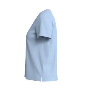 Women's Soft Cotton V-Neck T-Shirt with Side Slit s.Oliver image-3