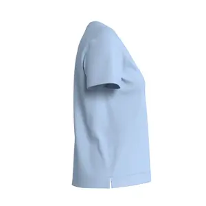 Women's Soft Cotton V-Neck T-Shirt with Side Slit s.Oliver image-4