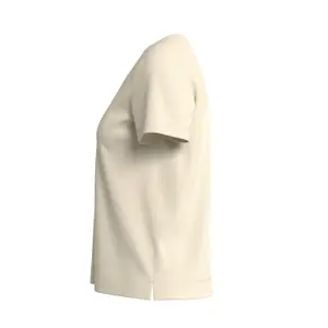 Women's Soft Cotton V-Neck T-Shirt with Side Slit s.Oliver image-2