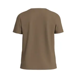 Women's Soft Cotton V-Neck T-Shirt with Side Slit s.Oliver image-1