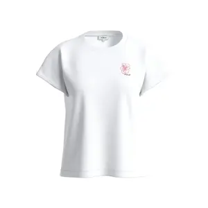T-shirt sans manches en jersey de coton avec imprimé sur le devant col rond coupe ample femme s.Oliver image-0