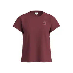 T-shirt sans manches en jersey de coton avec imprimé sur le devant col rond coupe ample grenade femme s.Oliver image-5