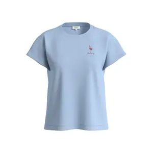 T-shirt sans manches en jersey de coton avec imprimé sur le devant femme s.Oliver image-5