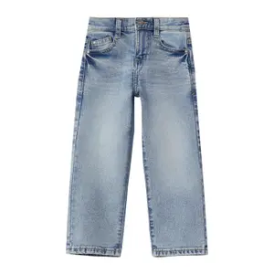 Baggy Jeans Relaxed Fit Mittelhohe Taille Weite Beine Used-Look Kind s.Oliver image-2