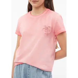 T-shirt coupe ample avec application et teinture pigmentaire à froid fille s.Oliver image-5