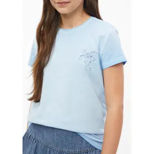 T-shirt coupe ample avec application et teinture pigmentaire à froid fille s.Oliver image-5
