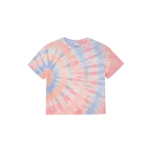 T-shirt batik σε τετράγωνη γραμμή με κατεβασμένα ώμου κορίτσι s.Oliver image-0