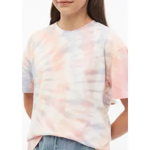 T-shirt batik σε τετράγωνη γραμμή με κατεβασμένα ώμου κορίτσι s.Oliver image-5