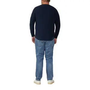 Pull i melerat garnityr med ribbad kant s.Oliver image-5